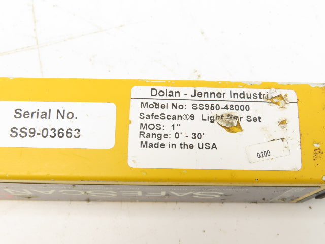 Dolan-Jenner SS950-48000 Light Curtain Transmitter 48" SafeScan 9