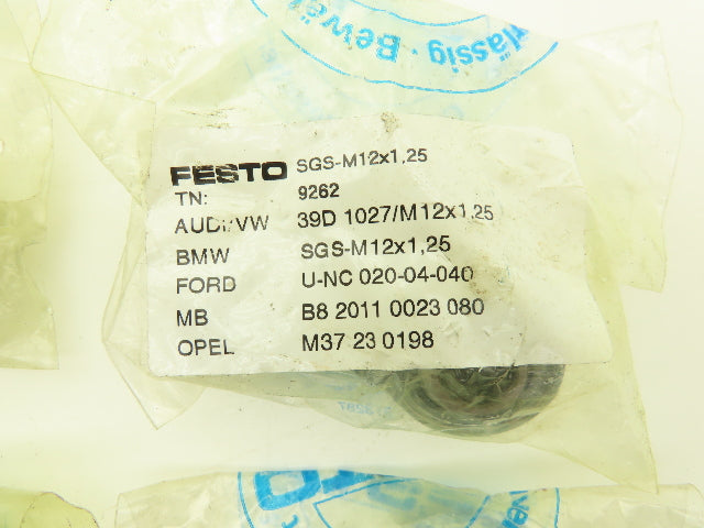 Festo SGS-M12X1.25 Spherical Rod-End Bearing 13mm Bore M12X1.25 Female Lot of 7