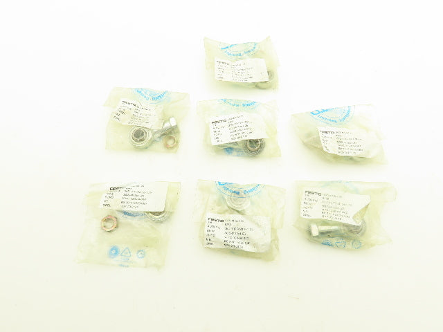 Festo SGS-M12X1.25 Spherical Rod-End Bearing 13mm Bore M12X1.25 Female Lot of 7