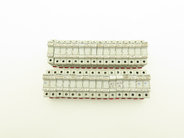 Bussmann CHCC1D DIN Rail Fuse Holder 1-Pole 30A Lot of 32