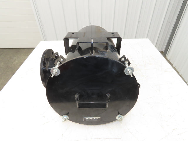 Burkle 4" Pipeline Air Filter Vacuum Pump Blower Steel Housing Flanged