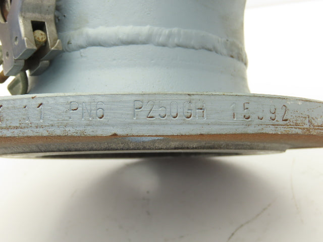 4" Pipe Tee Vacuum Connections x Flanged Inlet 4x4x4" DN100