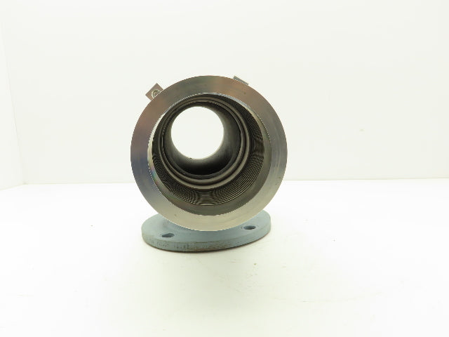 4" Pipe Tee Vacuum Connections x Flanged Inlet 4x4x4" DN100