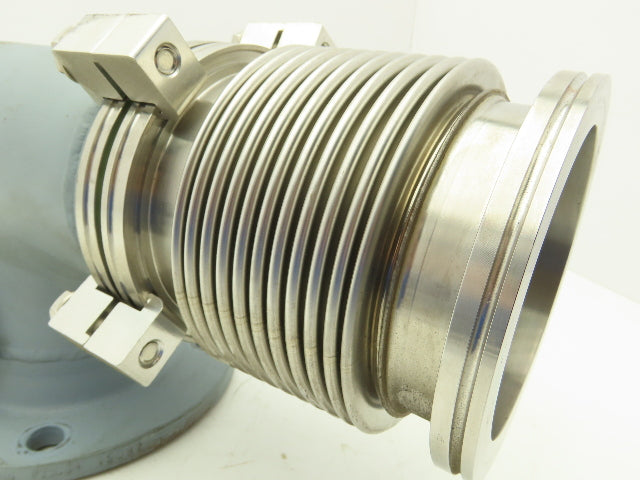 4" Pipe Tee Vacuum Connections x Flanged Inlet 4x4x4" DN100