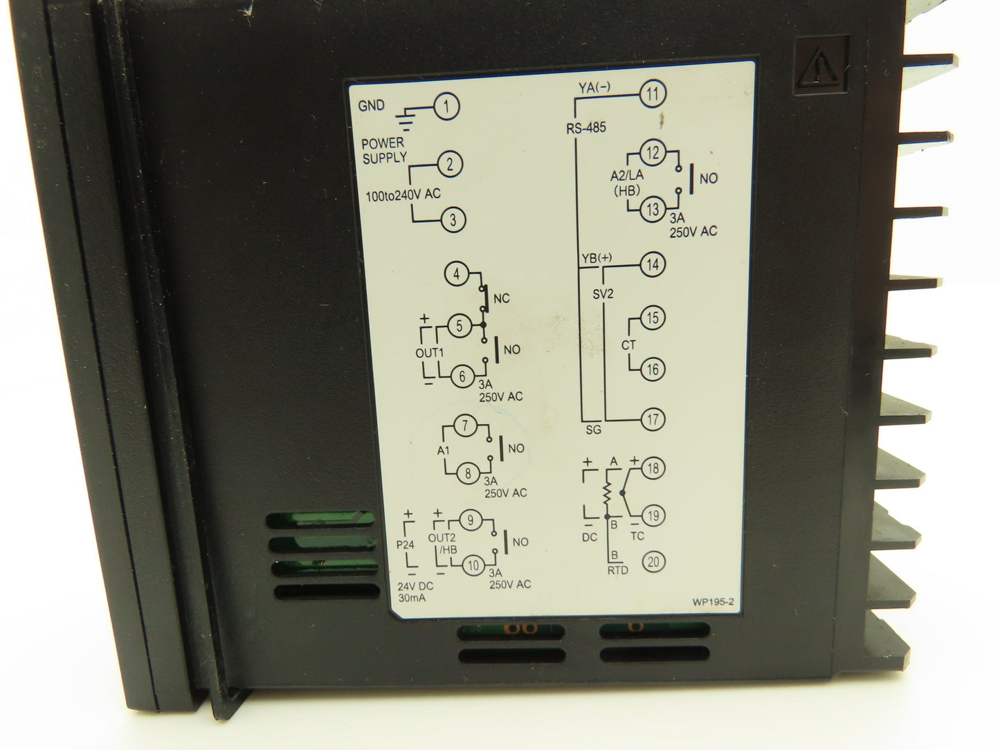 Shinko JCR-33A-R/M Temperature Control 120/240VAC 3A 8VA