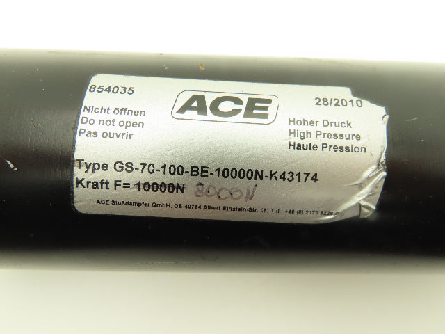 ACE Gas Spring 10000N Strut 100mm Stroke Shock M24-2.0 Read Description