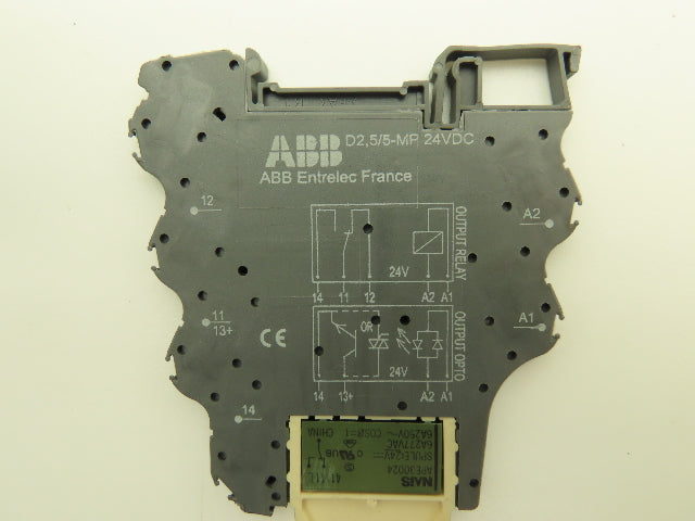 ABB D2.5/5-R121L | APE 30024 Relay DIN Rail 24VDC 6A 277VAC Lot of 18