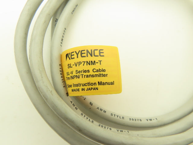 Keyence SL-VP7NM-T Safety Light Curtain Main Unit Connector Cable 4' Lot of 4