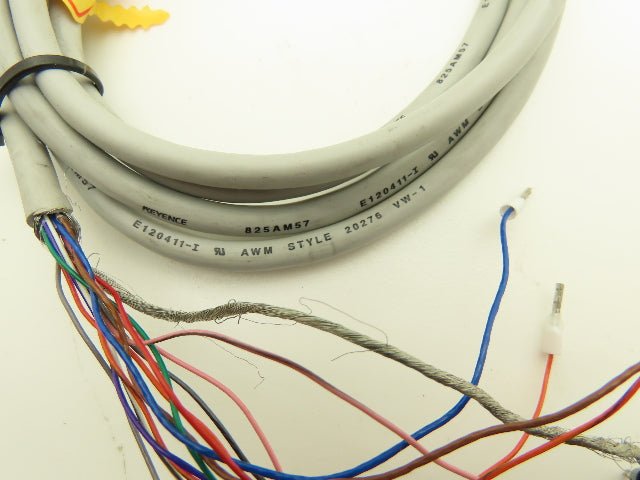 Keyence SL-VP7NM-T Safety Light Curtain Main Unit Connector Cable 4' Lot of 4