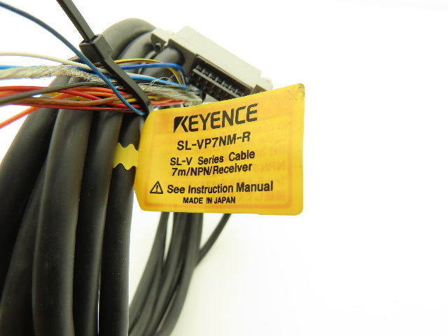 Keyence SL-VP7NM-R Safety Light Curtain Main Unit Connector Cable 10'