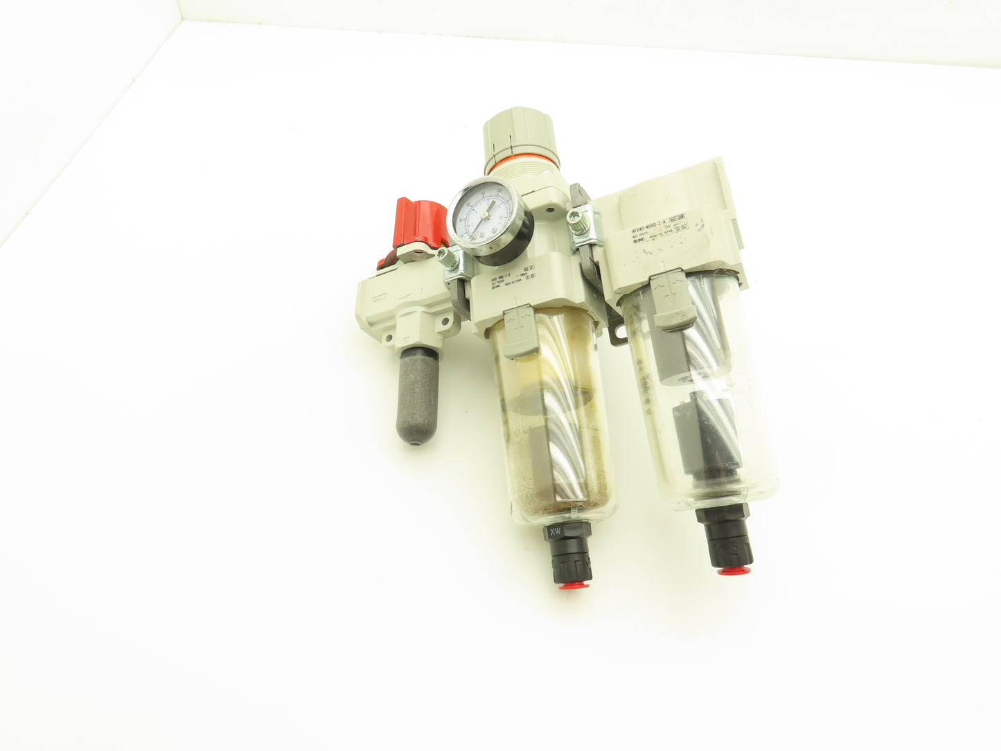 SMC VHS40-N06B-Z Air Filter Regulator Lubricator Assembly 3/4" NPT 100 psi