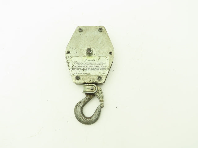 Zimmerman Ingersoll Rand 10444 Air Balancer Load Block Single Pulley Sheave