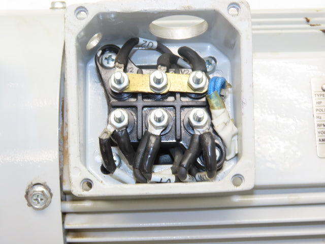 Fukuta GMVF Metric AC Motor 1.5kw 2Hp 1710rpm 230/460V 3PH IEC 90L Frame