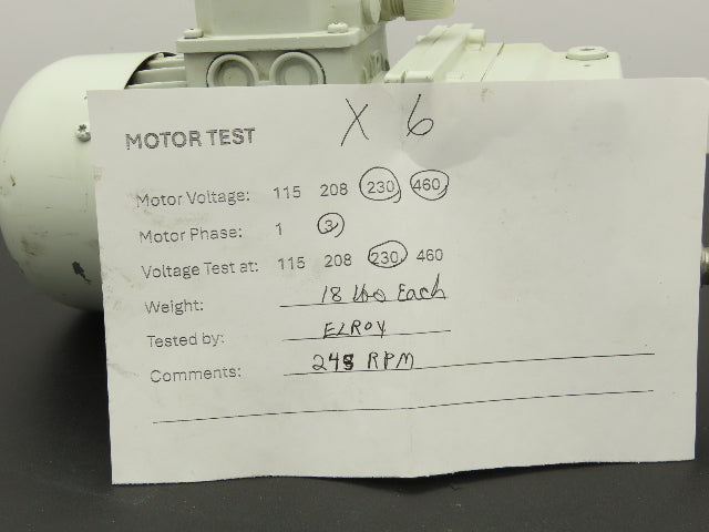 Lenze MDEMAXX 063-42 Inline Gear Motor 7.18 Reducer .31kw 230/460V GST04-1M VCR