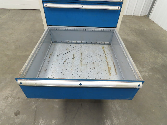 Lista 8 Drawer Industrial Tooling Cabinet 30x29x60" Lyon Stanley Vidmar Box
