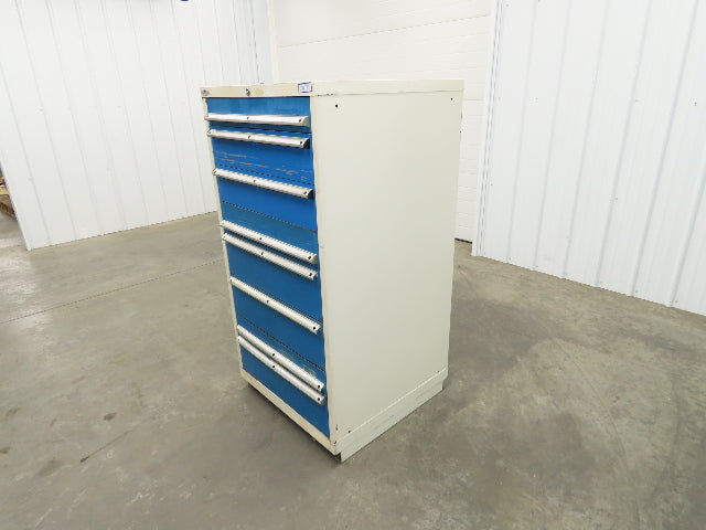 Lista 8 Drawer Industrial Tooling Cabinet 30x29x60" Lyon Stanley Vidmar Box