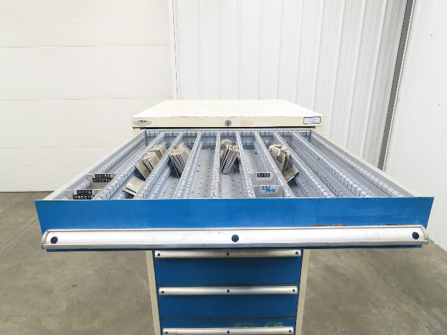 Lista 8 Drawer Industrial Tooling Cabinet 30x29x60" Lyon Stanley Vidmar Box