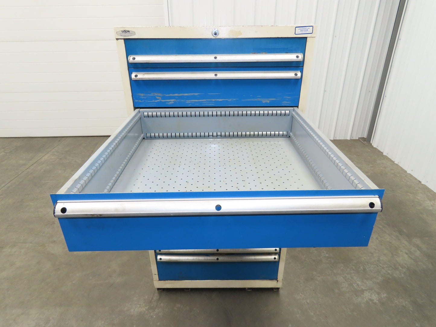 Lista 8 Drawer Industrial Tooling Cabinet 30x29x60" Lyon Stanley Vidmar Box