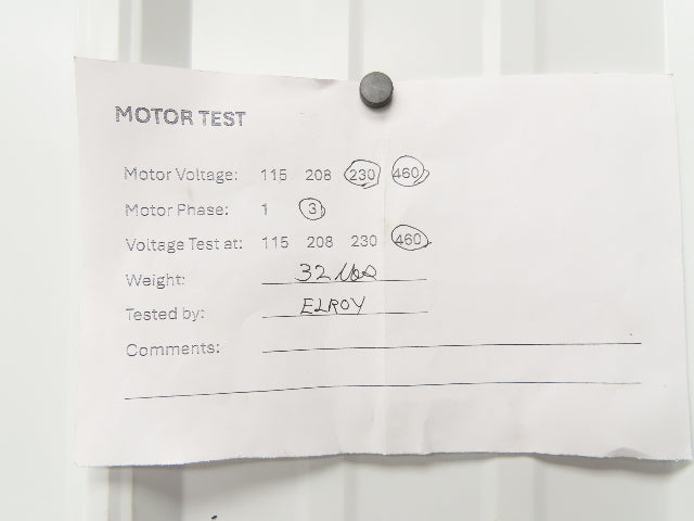 9" Centrifugal Fan Blower .33Hp 3450rpm 230/460V 3Ph 5"x 4" Inlet/Outlet
