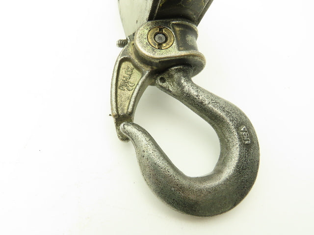 Zimmerman Ingersoll Rand 10444 Air Balancer Load Block Single Pulley Sheave