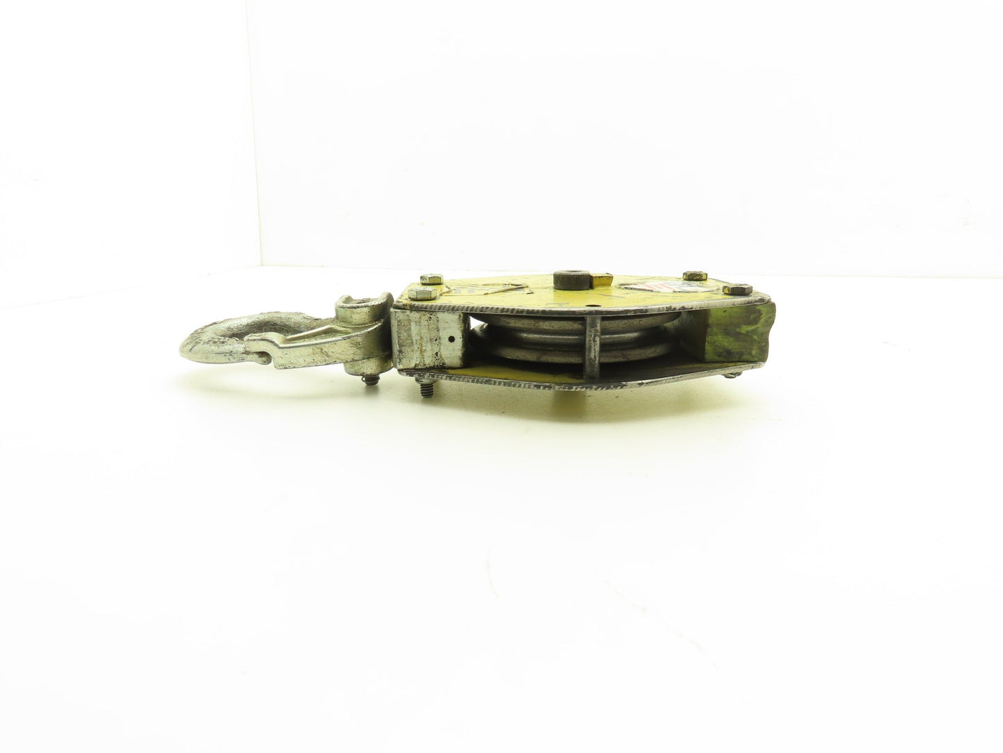 Zimmerman Ingersoll Rand Air Balancer Load Block Single Pulley Sheave Yellow