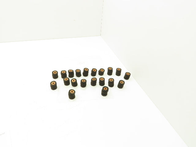 Horsehair Brush Polishing Wheel 1" Dia x 1/4" Bore Copper Center Lot of 100