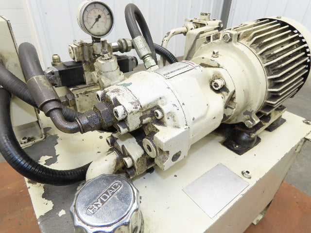 Rexroth A10VS16DFR1RP1 Hydraulic Power Unit 6GPM 3000 PSI 25 Gallon Tank 1.5kw