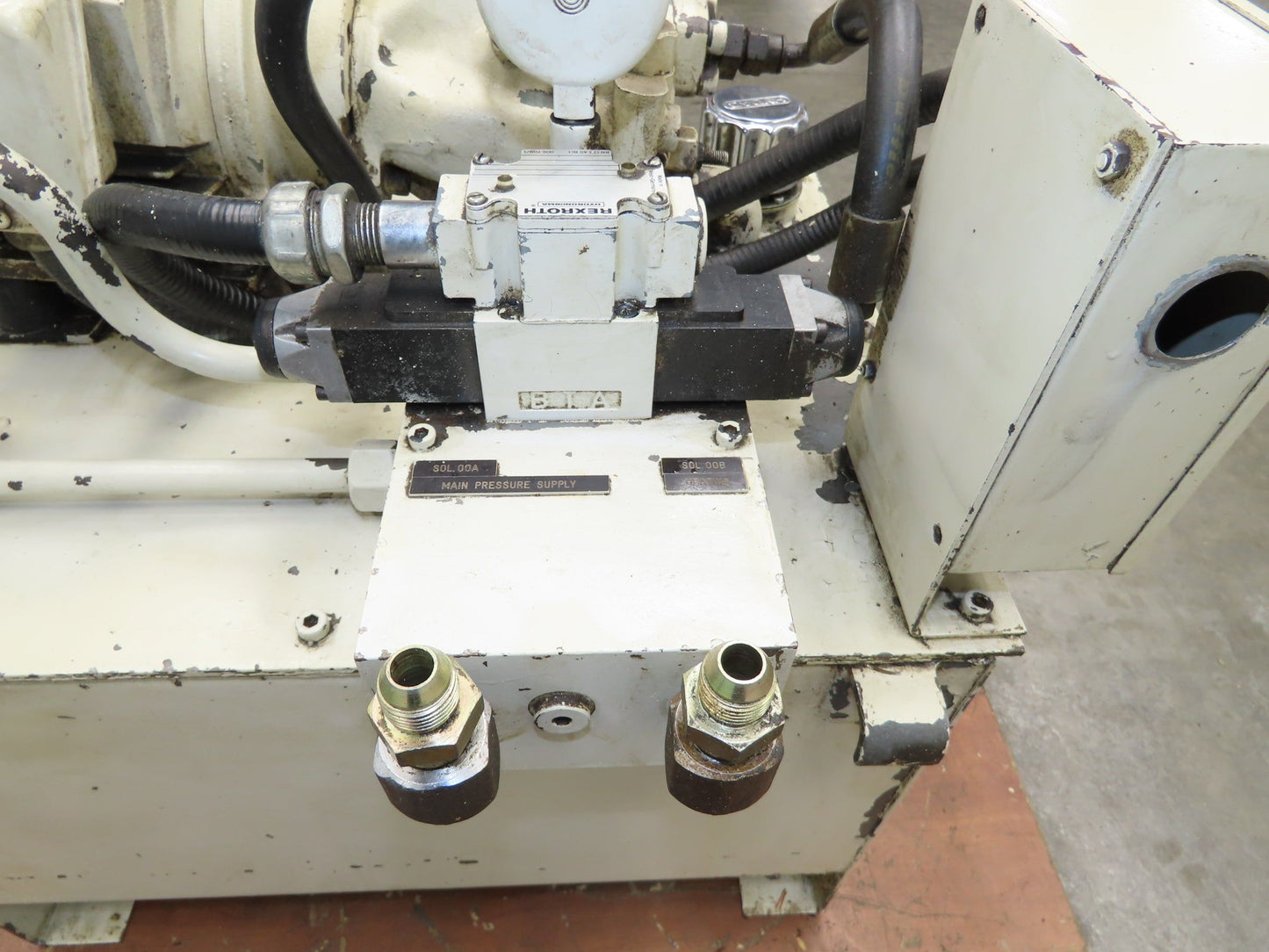 Rexroth A10VS16DFR1RP1 Hydraulic Power Unit 6GPM 3000 PSI 25 Gallon Tank 1.5kw