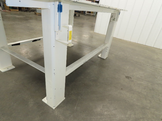 1/2" Thick Top Steel Fabrication Welding Layout Table Work Bench 71"x48"x34"