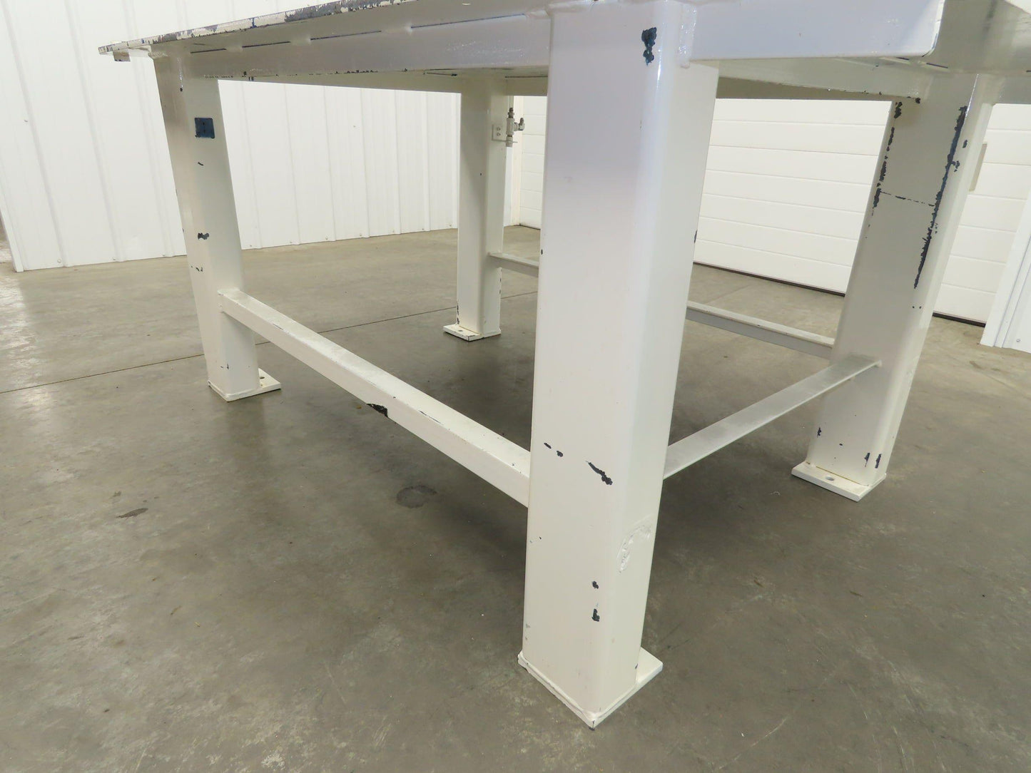 1/2" Thick Top Steel Fabrication Welding Layout Table Work Bench 71"x48"x34"