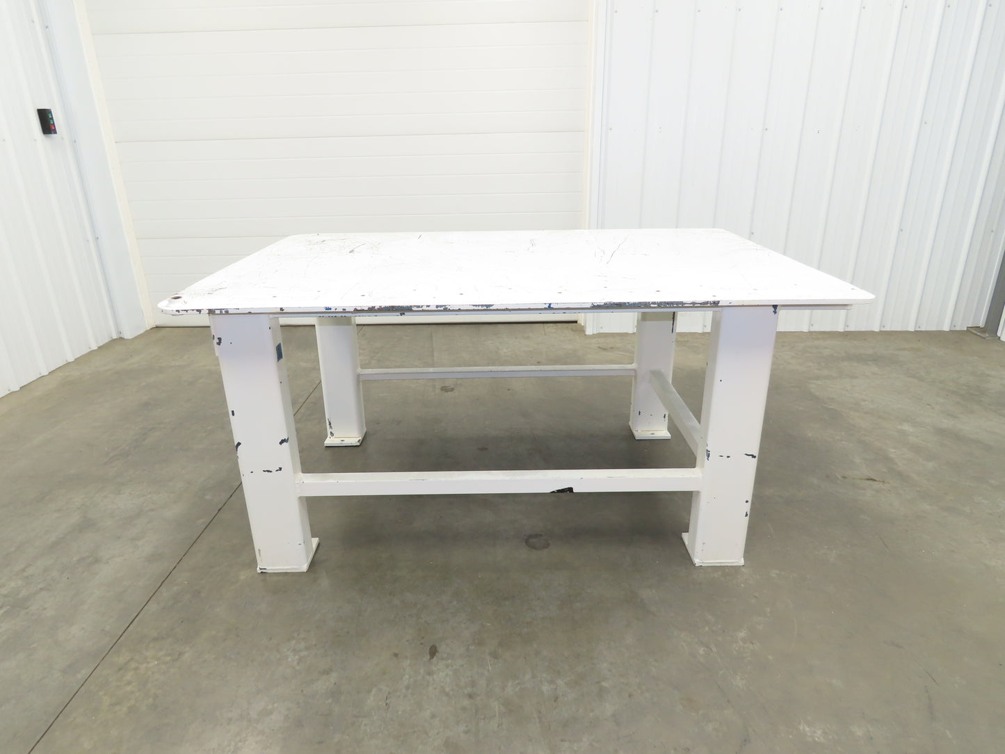 1/2" Thick Top Steel Fabrication Welding Layout Table Work Bench 71"x48"x34"