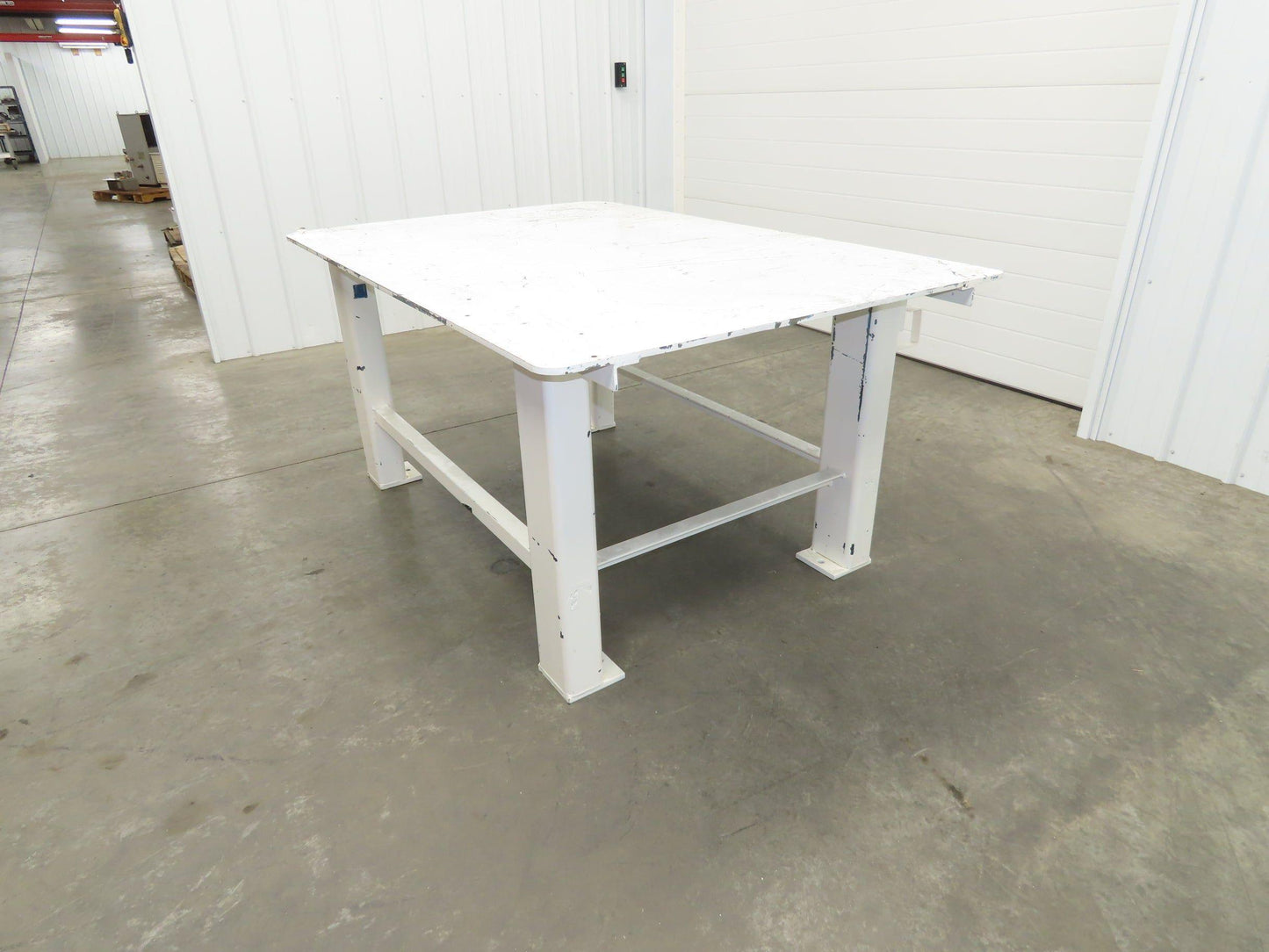 1/2" Thick Top Steel Fabrication Welding Layout Table Work Bench 71"x48"x34"