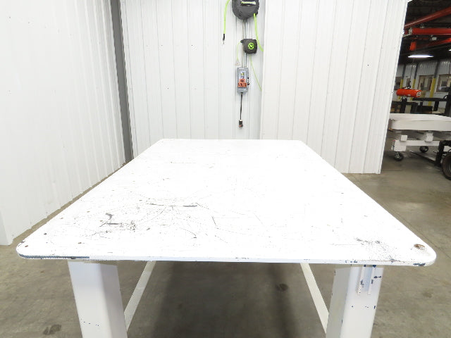 1/2" Thick Top Steel Fabrication Welding Layout Table Work Bench 71"x48"x34"