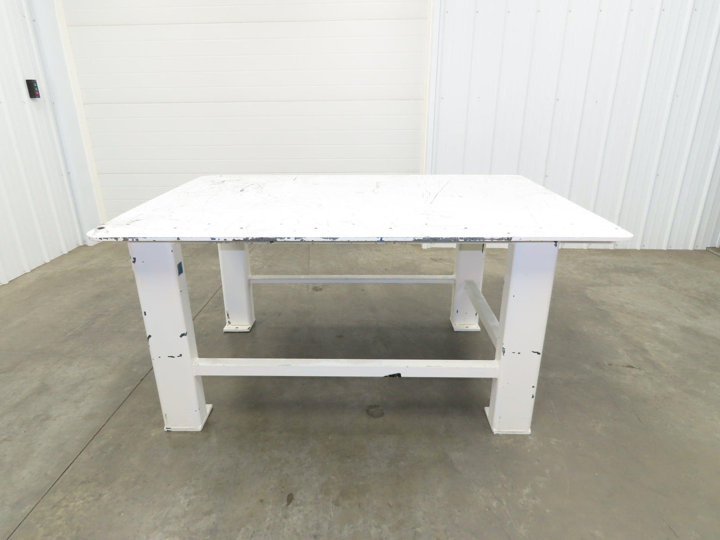 1/2" Thick Top Steel Fabrication Welding Layout Table Work Bench 71"x48"x34"