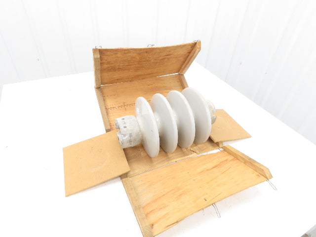 Locke P09001-KC-01 Insulator High Voltage Gray Porcelain 15" H 9" Dia.