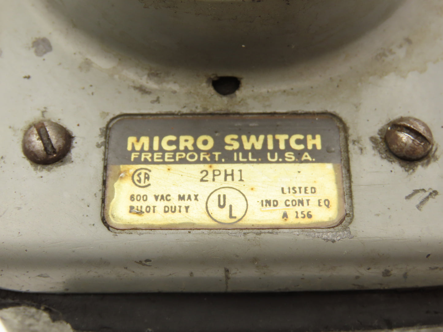 Micro Switch 2PH1 Momentary Push Button Palm Switch 600VAC