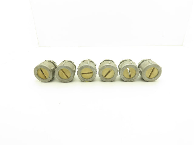 Duct-o-Wire Flat Cable Connector & Bushing Assembly Festoon 1.75" Lot of 6