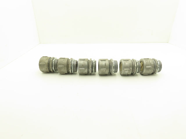 Duct-o-Wire Flat Cable Connector & Bushing Assembly Festoon 1.75" Lot of 6