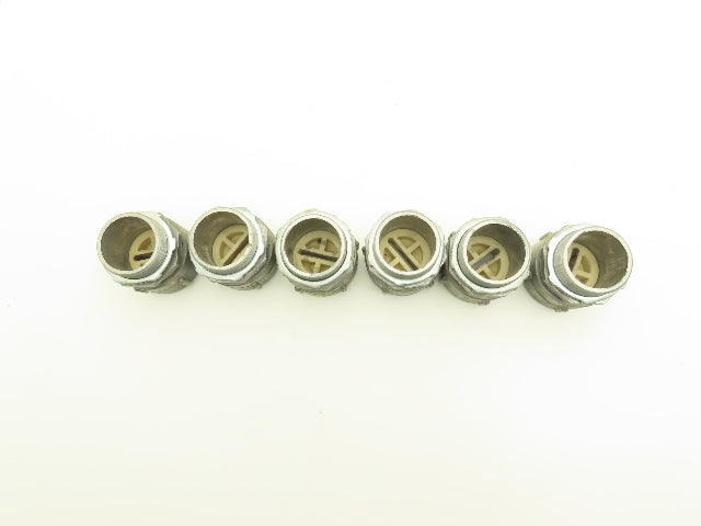 Duct-o-Wire Flat Cable Connector & Bushing Assembly Festoon 1.75" Lot of 6