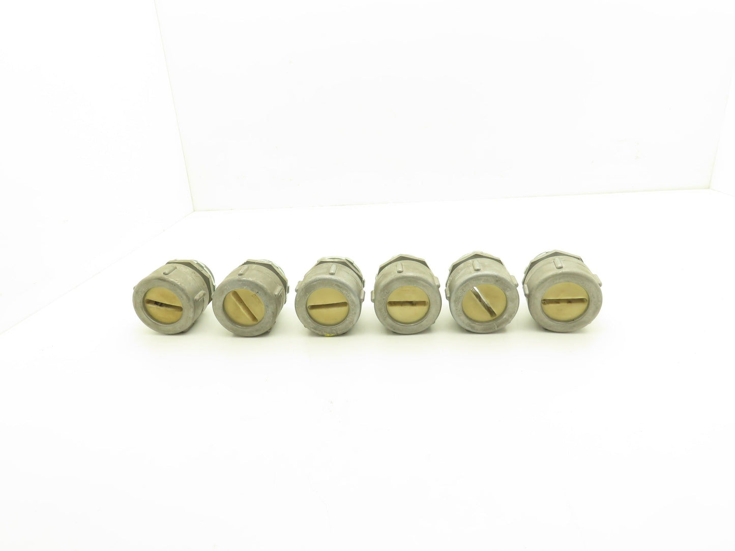 Duct-o-Wire Flat Cable Connector & Bushing Assembly Festoon 1.75" Lot of 6