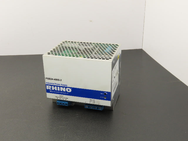 Automation Direct PSB24-480S-3 Rhino Power Supply 24VDC 20A Out 3Ph 480V In