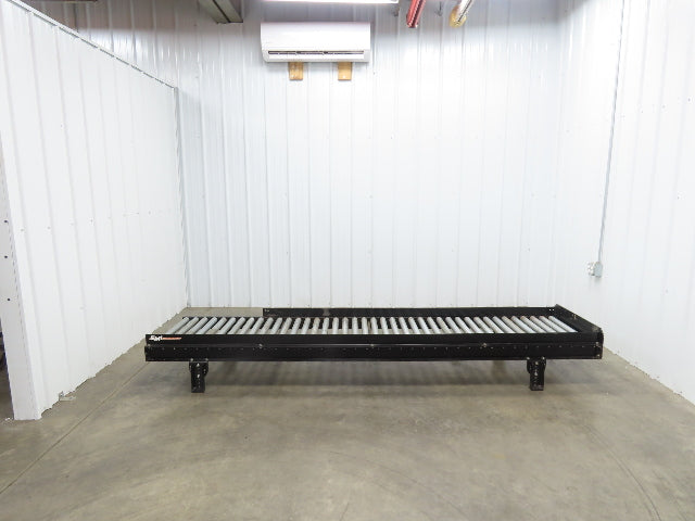 EMI 28"x 10' Gravity Roller Conveyor 1.9" Roller 25"BF 3" Centers 12"H