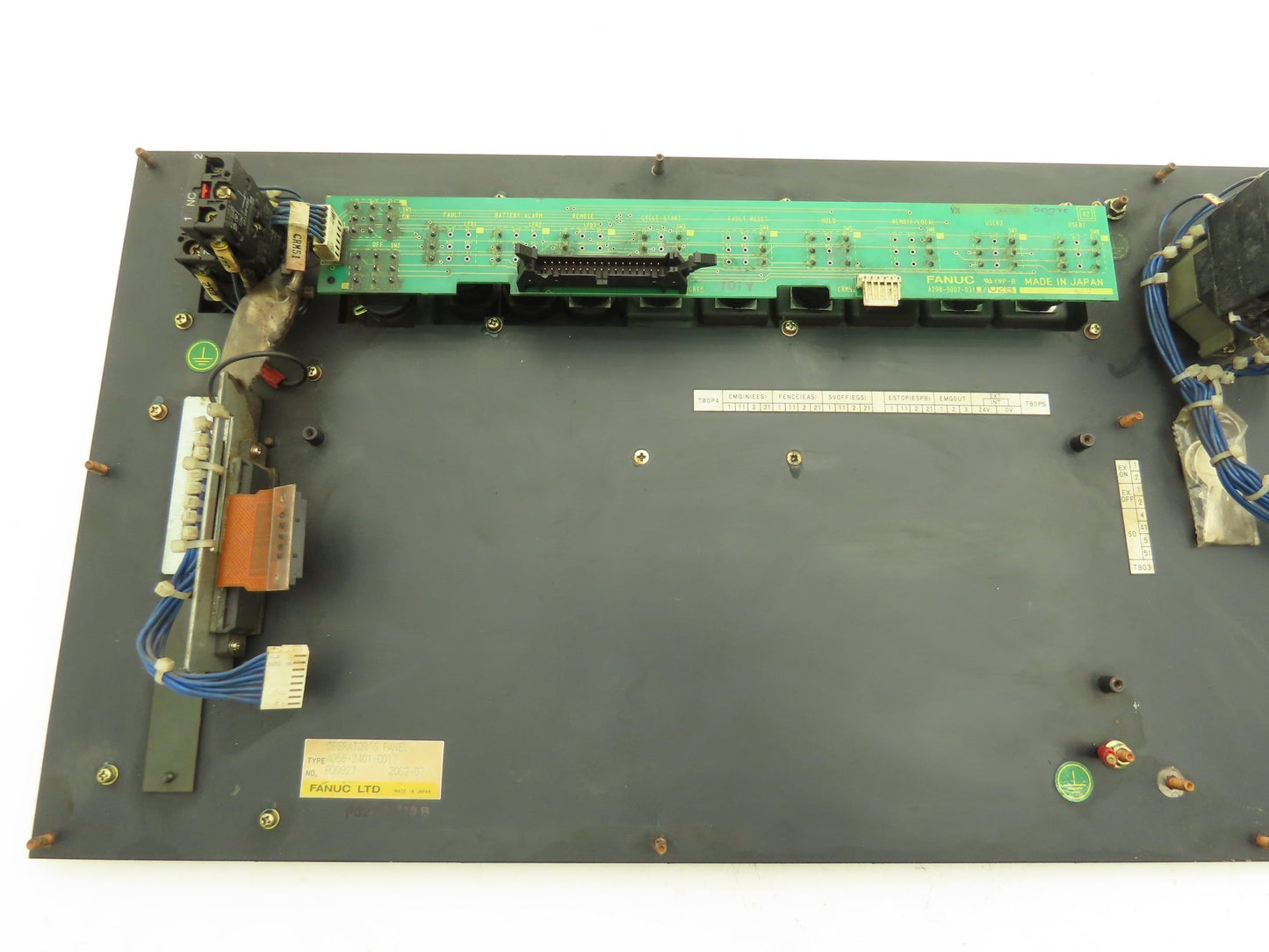 Fanuc A05B-2401-C017 R-J3 System Operator Control Panel Read Description