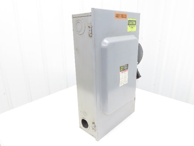 Square D H364 Safety Disconnect Switch Series F05 Fusible 200A 600VAC 3Ph 3 Pole