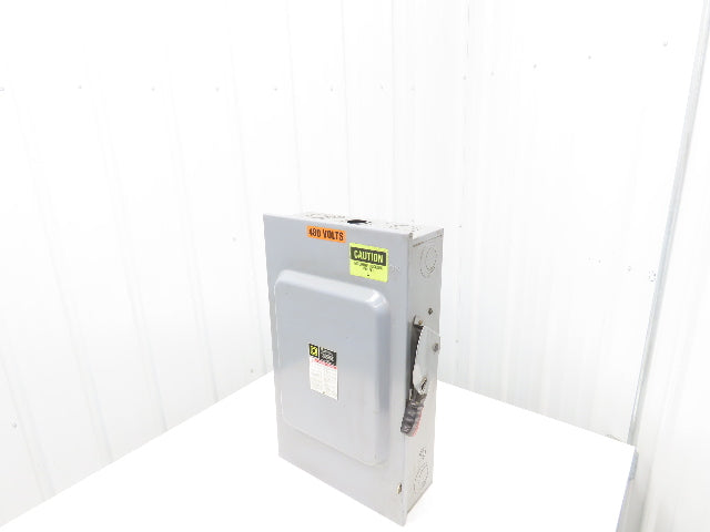 Square D H364 Safety Disconnect Switch Series F05 Fusible 200A 600VAC 3Ph 3 Pole