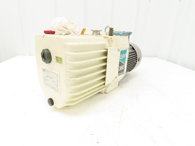 Tokuda Shibaura DRP-360III Rotary Vane Vacuum Pump 360L/Min 1Hp 220V 3PH