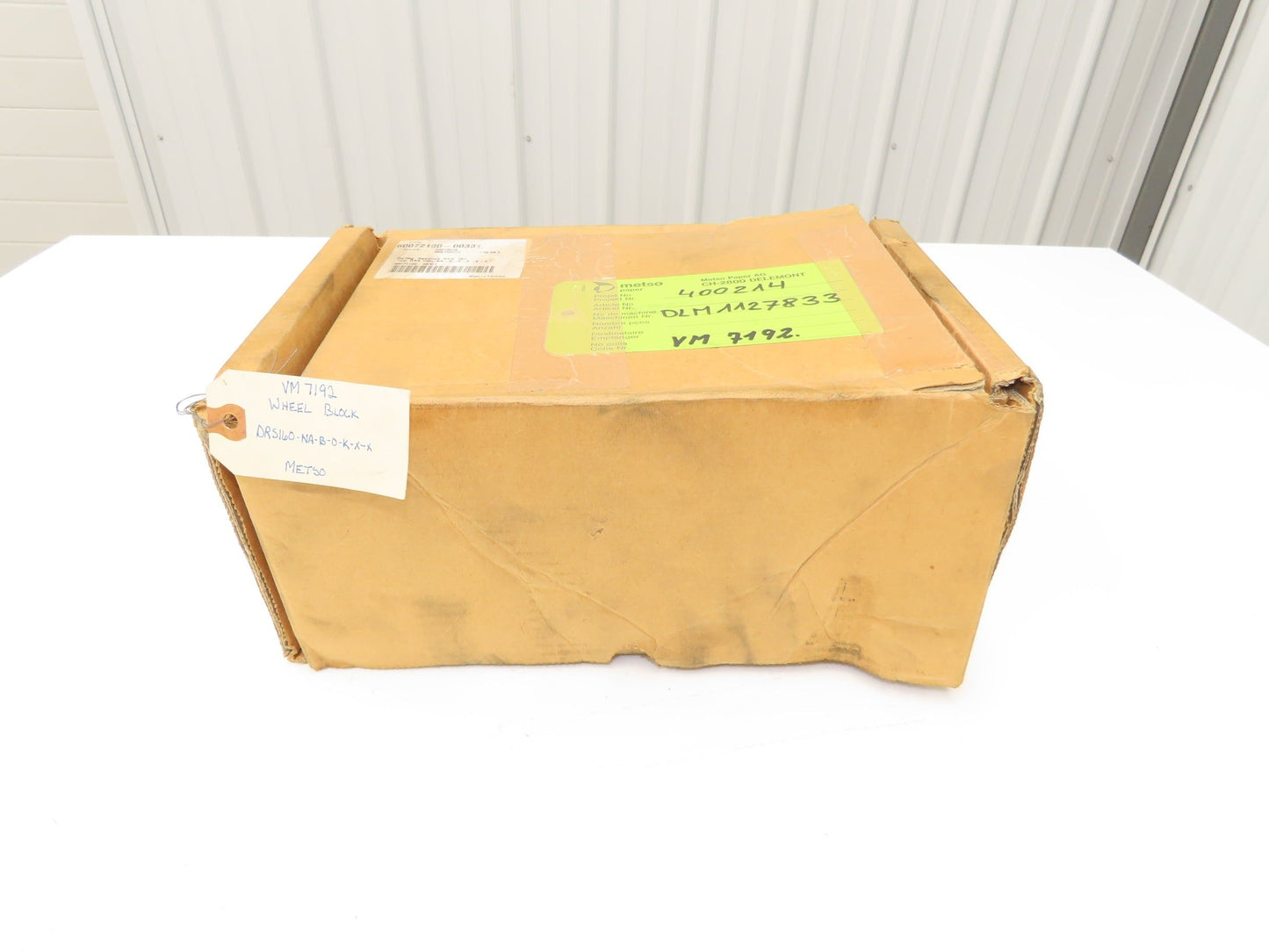 Demag DRS 160-NA-B-0-K-X-X Radblock Crane Hoist Non-Drive Wheel Block Size 160