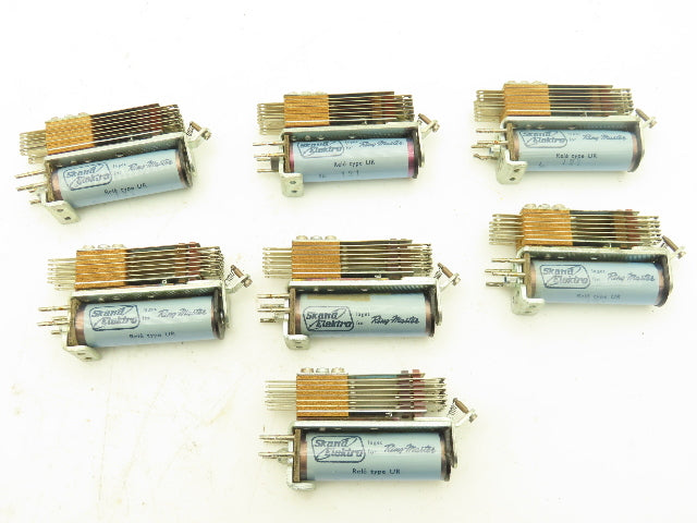 Skand Elektro Relays 6NO Vintage 24VDC Lot of 7