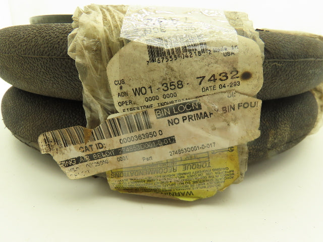Firestone W01-358-7432 Airide Air Bag Spring Double Convoluted Bellows 12"OD 4"H