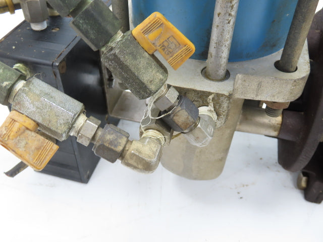 Jamesbury ST-200 Pneumatic Actuator 3" Stainless Flanged Ball Valve & Positioner
